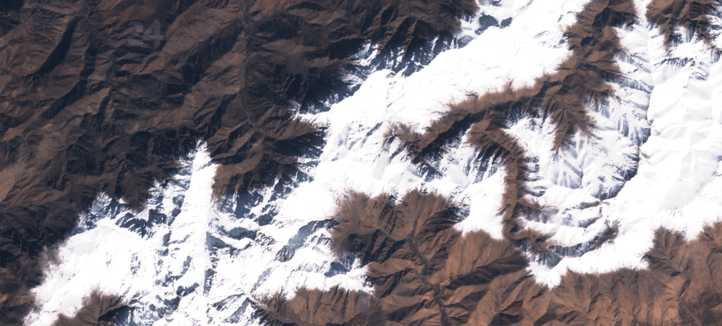 Retour de la neige sur les sommets de l'Atlas (images satellites)