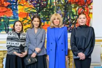 Sur instruction du Roi, les trois princesses reçues à l’Elysée à l’invitation de Brigitte Macron