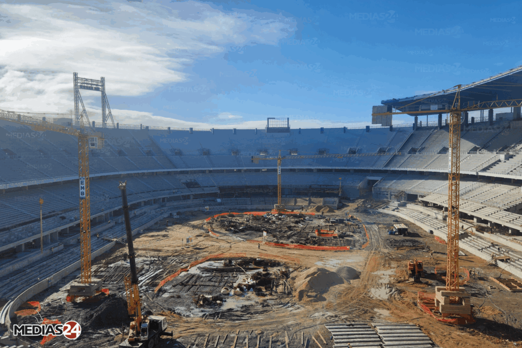 Médias24 sur les chantiers des stades du Mondial 2030 : Tanger (1/4) Médias24 sur les chantiers des stades du Mondial 2030 : Tanger (1/4)
