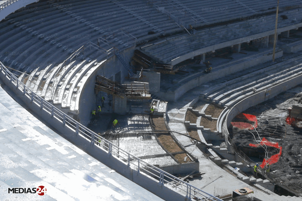 Médias24 sur les chantiers des stades du Mondial 2030 : Tanger (1/4) Médias24 sur les chantiers des stades du Mondial 2030 : Tanger (1/4)