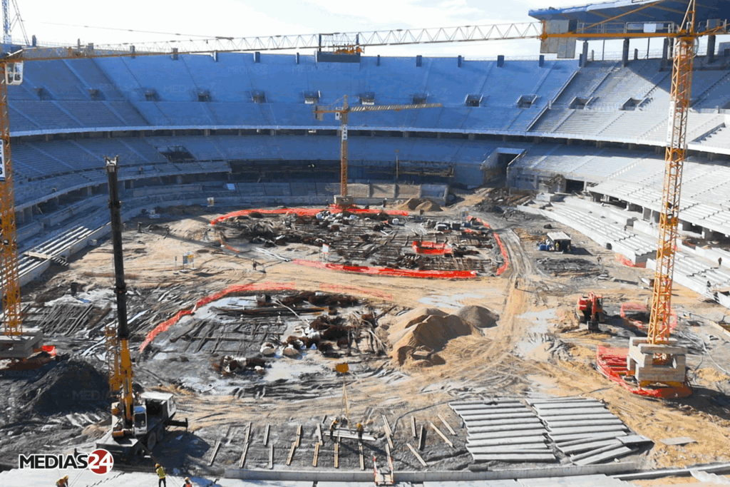 Médias24 sur les chantiers des stades du Mondial 2030 : Tanger (1/4) Médias24 sur les chantiers des stades du Mondial 2030 : Tanger (1/4)