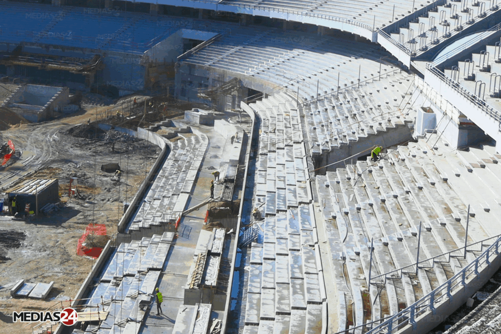 Médias24 sur les chantiers des stades du Mondial 2030 : Tanger (1/4) Médias24 sur les chantiers des stades du Mondial 2030 : Tanger (1/4)