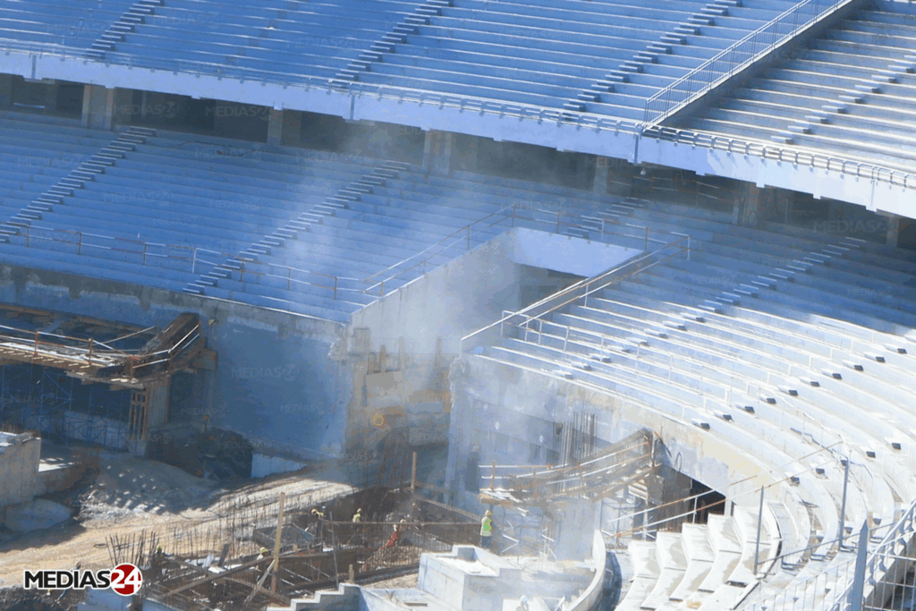 Médias24 sur les chantiers des stades du Mondial 2030 : Tanger (1/4) Médias24 sur les chantiers des stades du Mondial 2030 : Tanger (1/4)