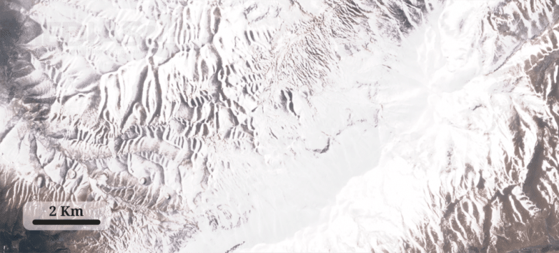 Les images satellites d’un enneigement printanier exceptionnel de l’Atlas