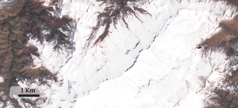 Les images satellites d’un enneigement printanier exceptionnel de l’Atlas