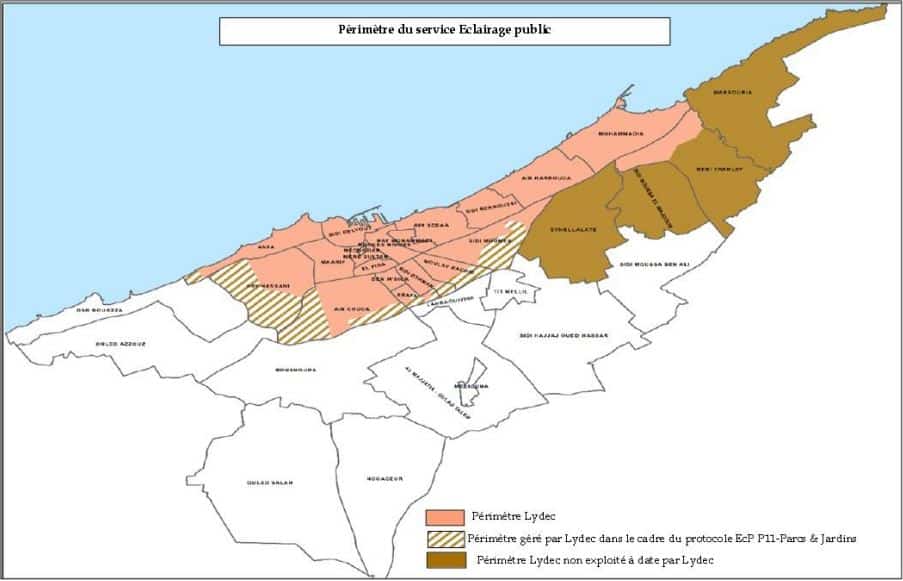 La commune de Casablanca cherche un délégataire du service d'éclairage public
