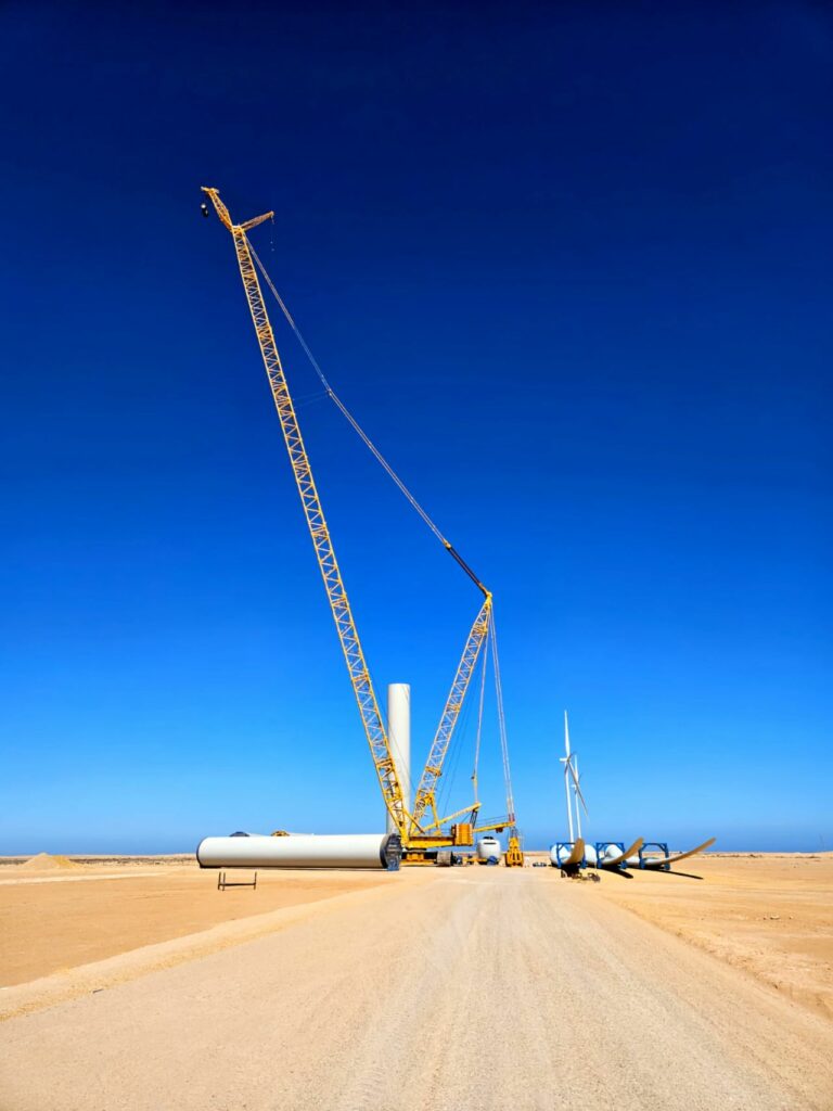 En images, les travaux de construction de la station de dessalement de Dakhla En images, les travaux de construction de la station de dessalement de Dakhla