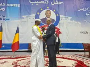 Rachid Talbi El Alami représente le Roi Mohammed VI à l'investiture du président du Tchad