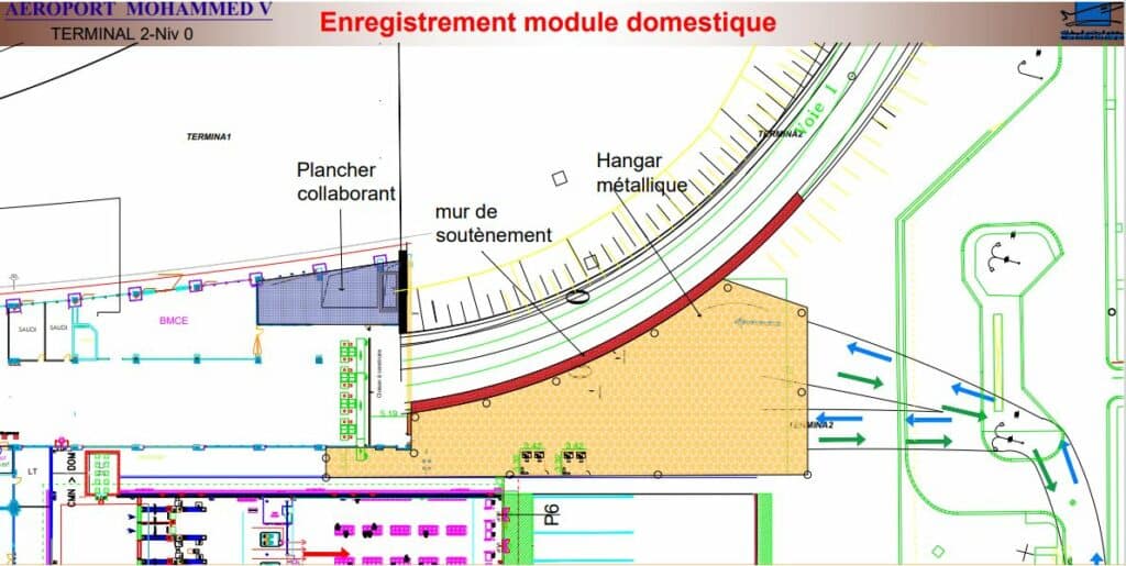 Casablanca. 103 millions de DH pour des travaux d'aménagement de l'aéroport Mohammed V (images)