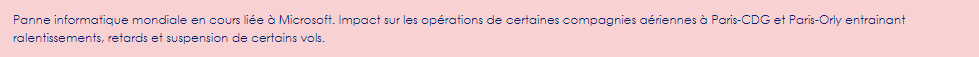 Suivez l'impact de la panne informatique mondiale au Maroc et à l'étranger