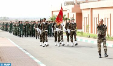 Clôture du service militaire du 38e contingent des appelés à Benguérir