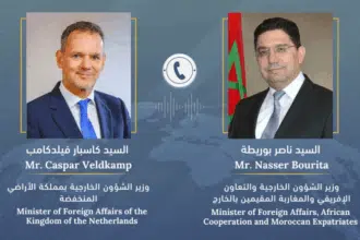 Nasser Bourita s'entretient avec le nouveau ministre des Affaires étrangères des Pays-Bas