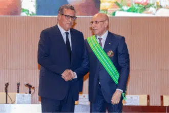 Akhannouch reçu par le président mauritanien à Nouakchott