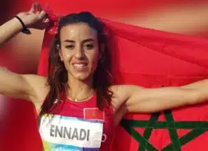 JO 2024: Noura Ennadi qualifiée pour les demi-finales du 400 m haies