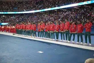 JO 2024 : L’équipe nationale de football reçoit sa médaille de bronze (Images)