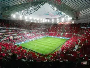 Stade Hassan II à Casablanca. Nouvelles images et explications du cabinet Populous
