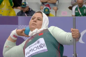 La Marocaine Saida Amoudi remporte la médaille de bronze au lancer du poids aux Jeux paralympiques de Paris