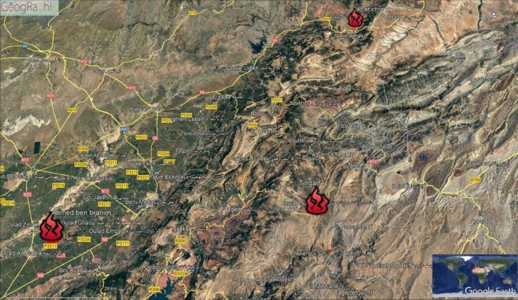 Découverte de volcans de boue liés à des hydrates de méthane à Tingarf, province d’Azilal