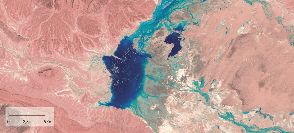 Voici les images satellites des conséquences des intempéries exceptionnelles dans le sud-est du Maroc