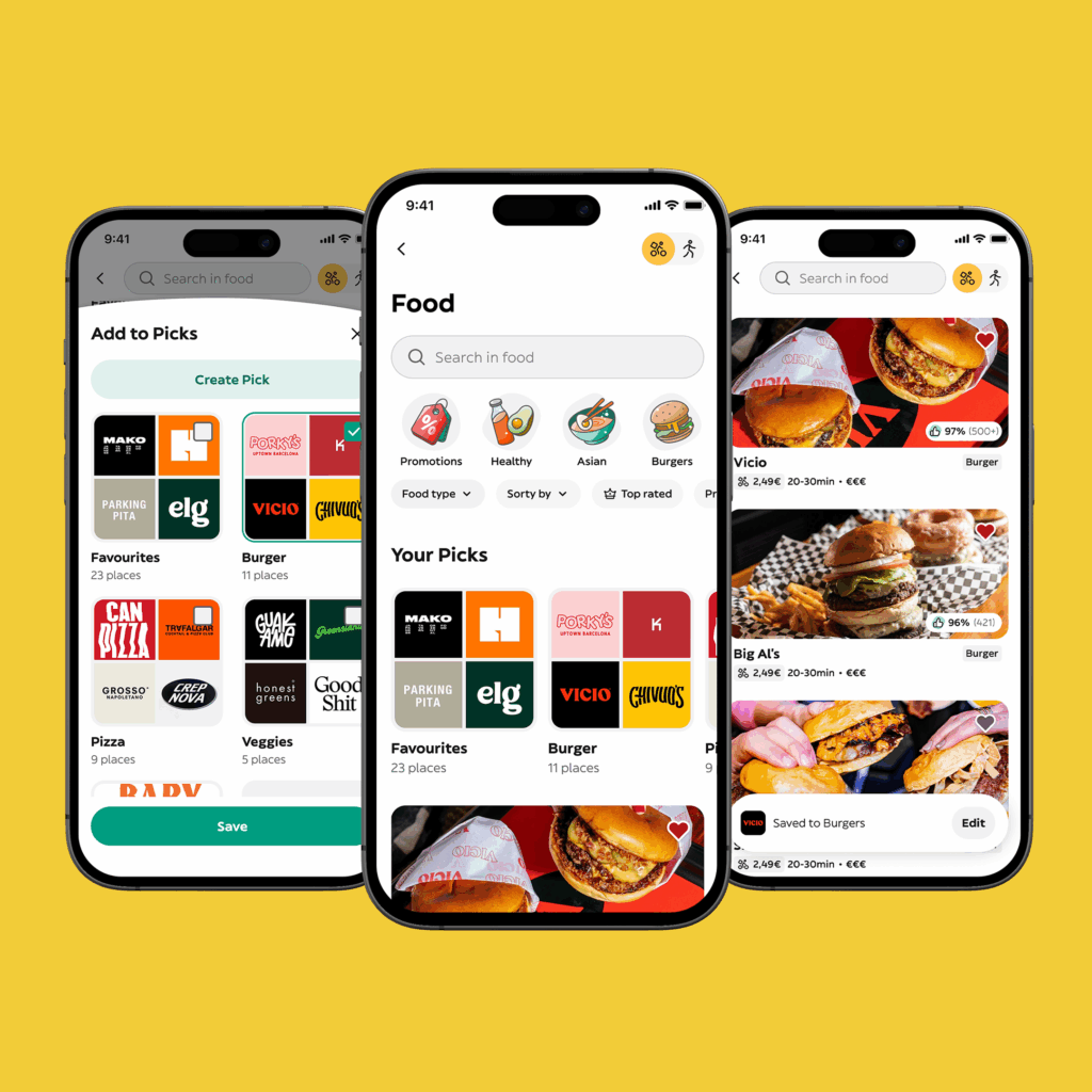 Nouvelles fonctionnalités pour l'application de Glovo