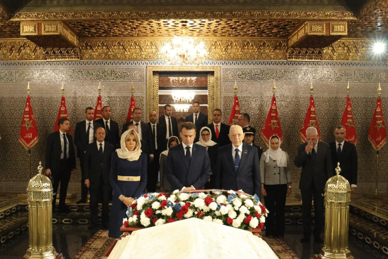 Retour en images sur le deuxième jour de la visite d'État d'Emmanuel Macron au Maroc