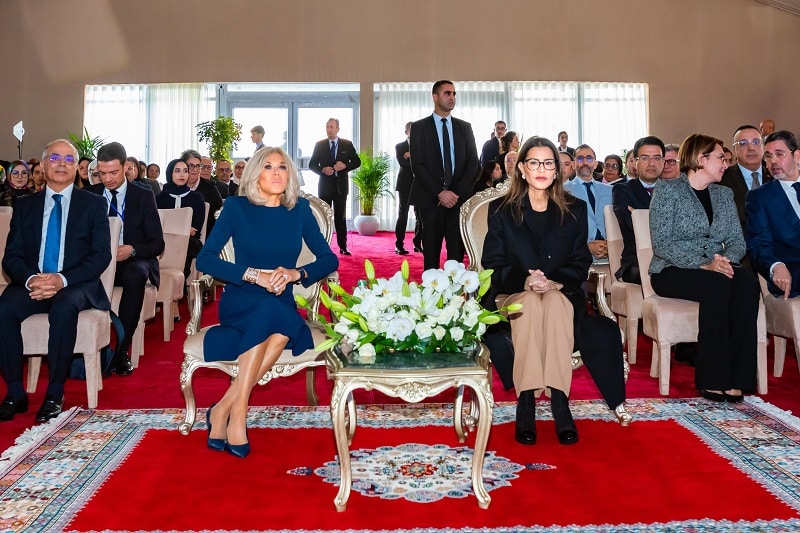 La Princesse Lalla Meryem et Brigitte Macron lancent une campagne de lutte contre le harcèlement en milieu scolaire et le cyberharcèlement