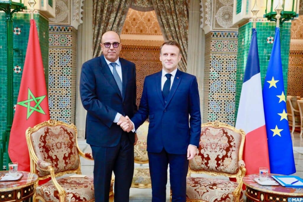 Série d'entretiens d'Emmanuel Macron avec Akhannouch, Talbi Alami et Ould Errachid