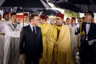 Retour en images sur le deuxième jour de la visite d'État d'Emmanuel Macron au Maroc