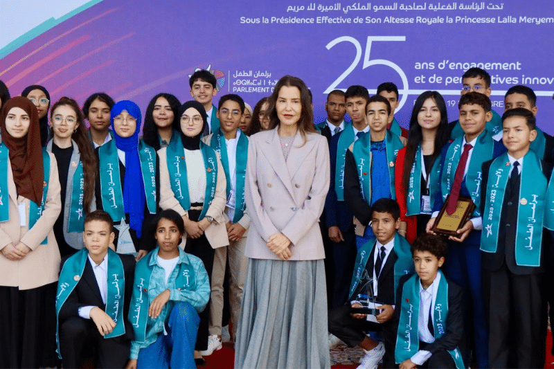 Sous la présidence de la Princesse Lalla Meryem, le Parlement de l’Enfant célèbre 25 ans d’existence