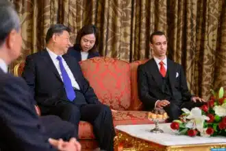 Le prince Moulay El Hassan reçoit le Président chinois à Casablanca