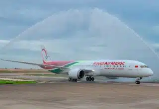 Arrivée du nouveau Dreamliner de la RAM à Casablanca