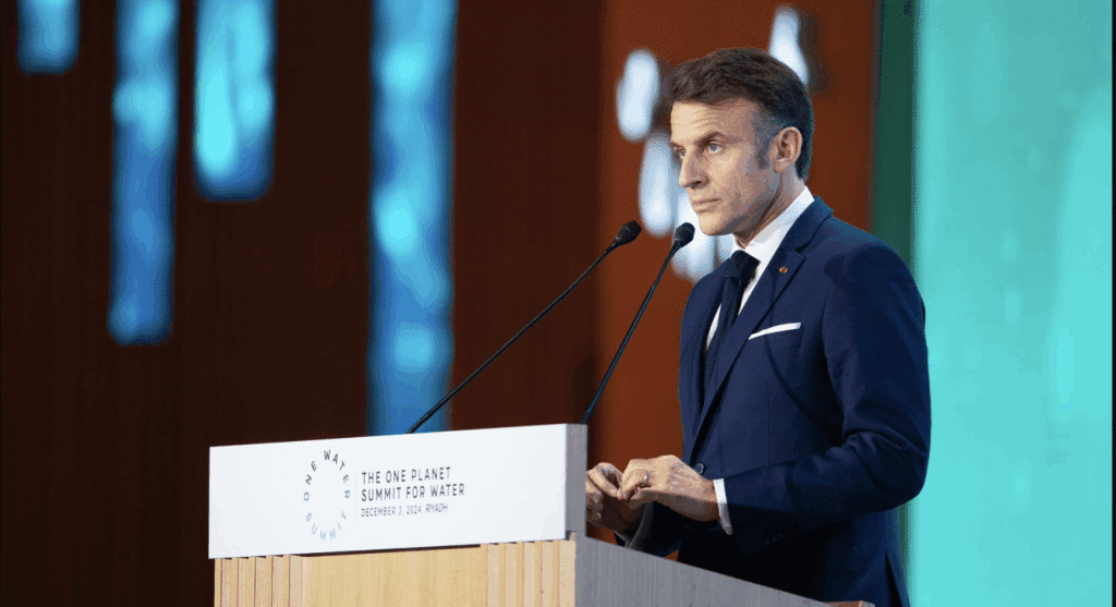 Sommet &ldquo;One Water&rdquo; à Riyad : Emmanuel Macron loue les efforts du Maroc en matière de gestion hydrique