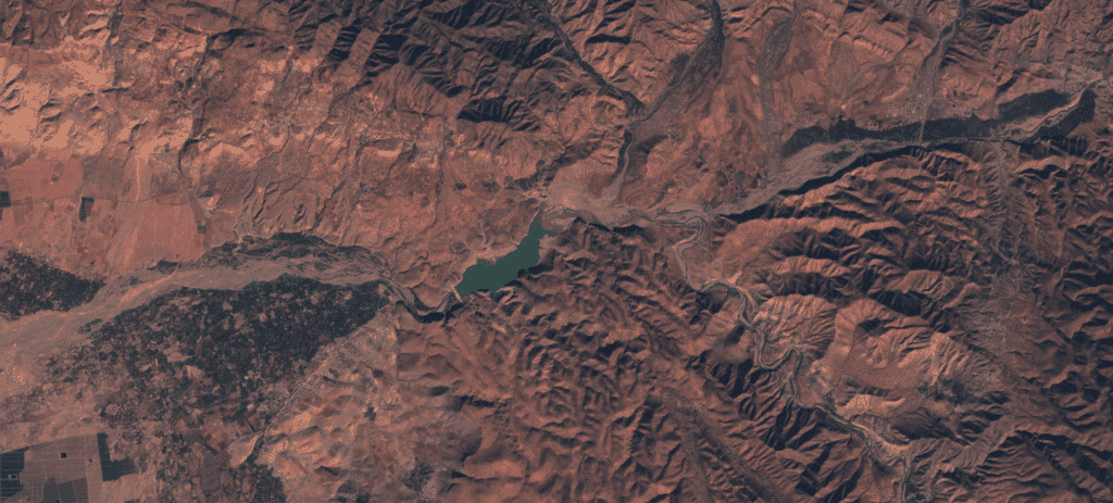 Légère progression des taux de remplissage des barrages agricoles (images satellite et Data) Légère progression des taux de remplissage des barrages agricoles (images satellite et Data)