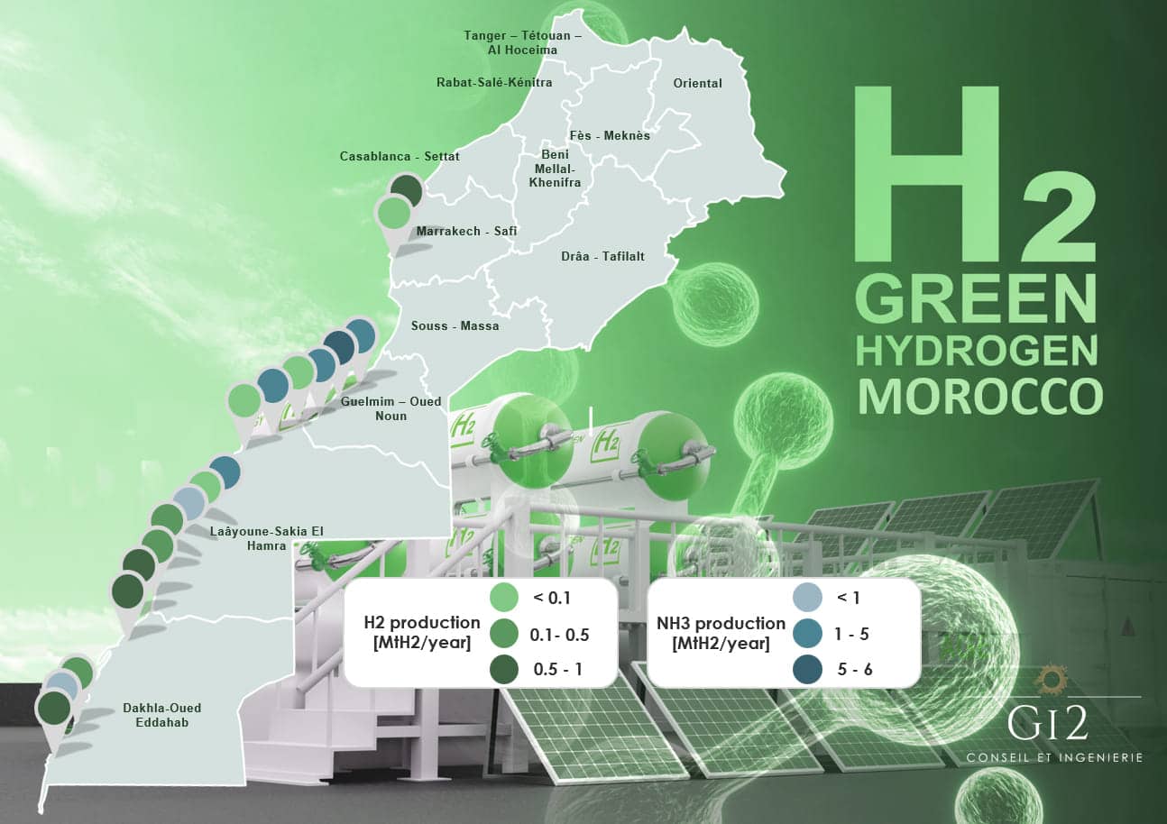 Hydrogène vert : le Maroc vise 120 GW de capacités renouvelables et 300 milliards de dollars d'investissements