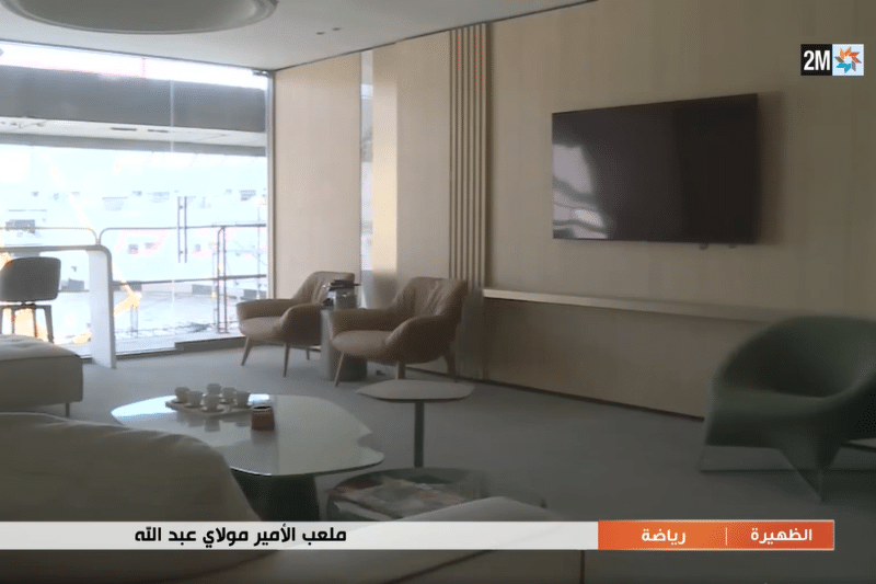 En images, l'état d'avancement du chantier du complexe sportif Moulay Abdellah de Rabat