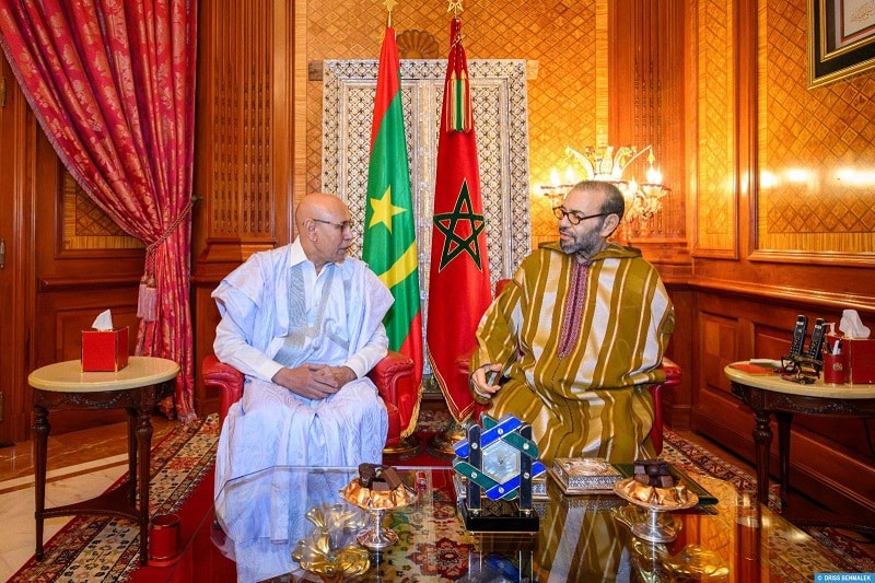 Le Roi Mohammed VI reçoit le Président mauritanien Mohamed Ould Cheikh El Ghazouani
