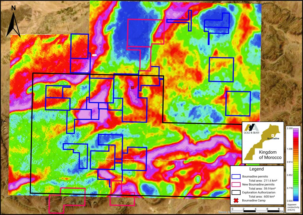 Aya Gold & Silver décroche quatre nouvelles licences minières à Boumadine