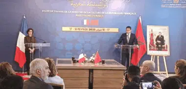 Conférence de presse de Rachida Dati à Rabat