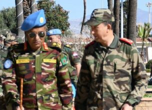 L'Inspecteur général des FAR reçoit le Commandant de la Force de la mission onusienne dans les provinces Sud