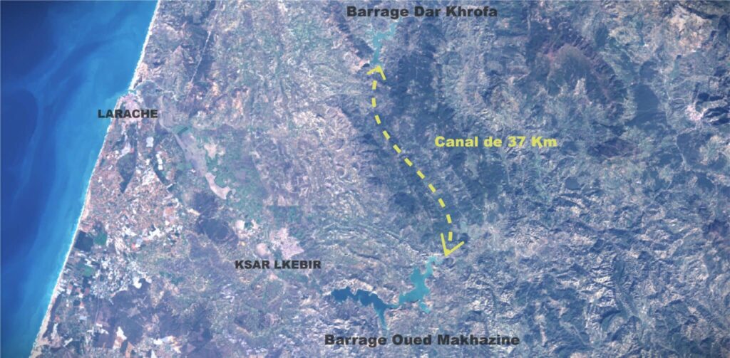 L'interconnexion des barrages Oued El Makhazine et Dar Khrofa bientôt mise en service