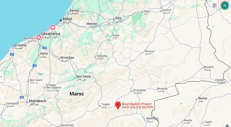Aya Gold & Silver annonce une augmentation significative des ressources dans le prospect polymétallique de Boumadine