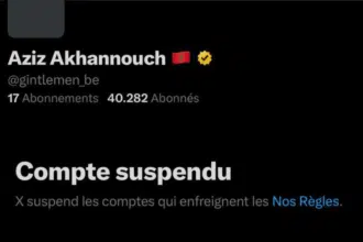 X suspend le faux compte attribué à Aziz Akhannouch