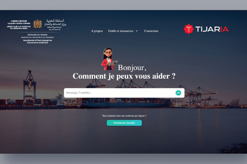 TijarIA, premier guichet IA dédié au commerce extérieur marocain