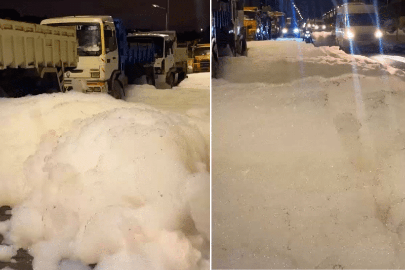 EN IMAGES. Inondations à Salé et mousse mystérieuse à Casablanca après les fortes pluies