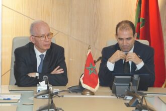 Passation de pouvoirs entre Mohamed Benalilou et Mohamed Bachir Rachdi