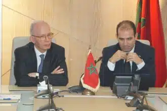 Passation de pouvoirs entre Mohamed Benalilou et Mohamed Bachir Rachdi