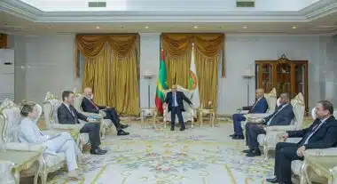 De Mistura reçu par le président mauritanien