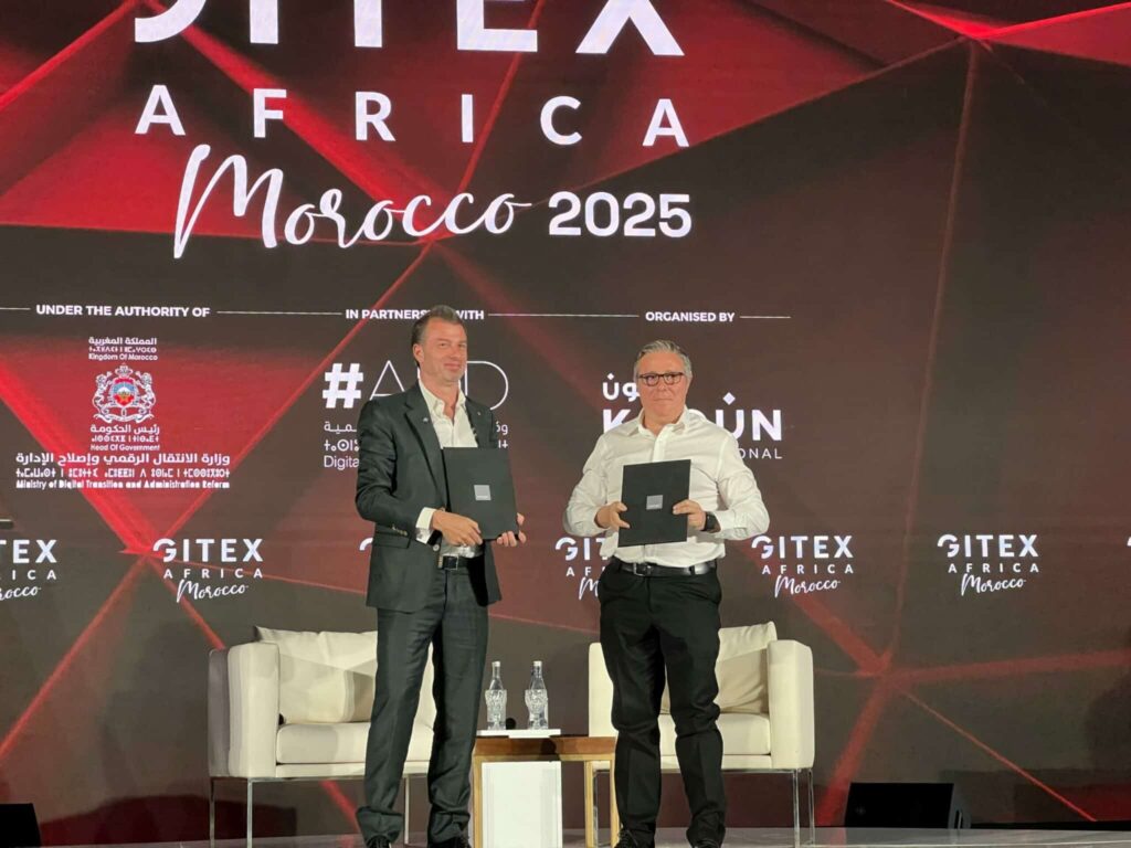 Noël Chateau, Chief Consumer Officer, Orange Maroc, lors de la signature de partenariat entre Orange et Bitfender