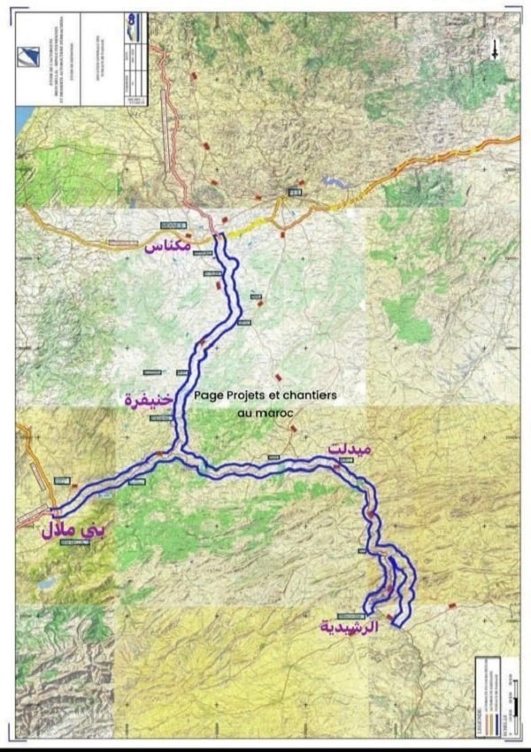 Lancement des études de la future autoroute Fès-Marrakech via Béni Mellal