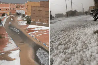 Zagora : la grêle détruit les cultures de pastèques et inonde plusieurs quartiers